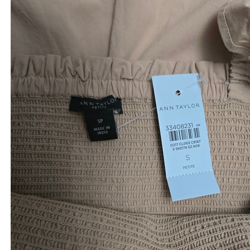 Ann Taylor Cottagecore Smocked Tiered Midi Dress SP NWT - Picture 4 of 8